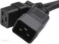 Kabel zasilający serwerowy Well, UPS C19 - C20 2.5m 16A