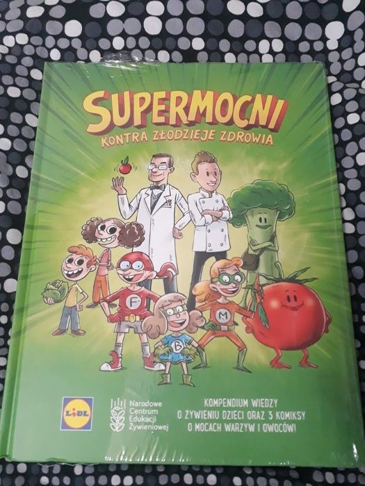 Supermocni kompendium wiedzy o żywieniu- książka/komiks