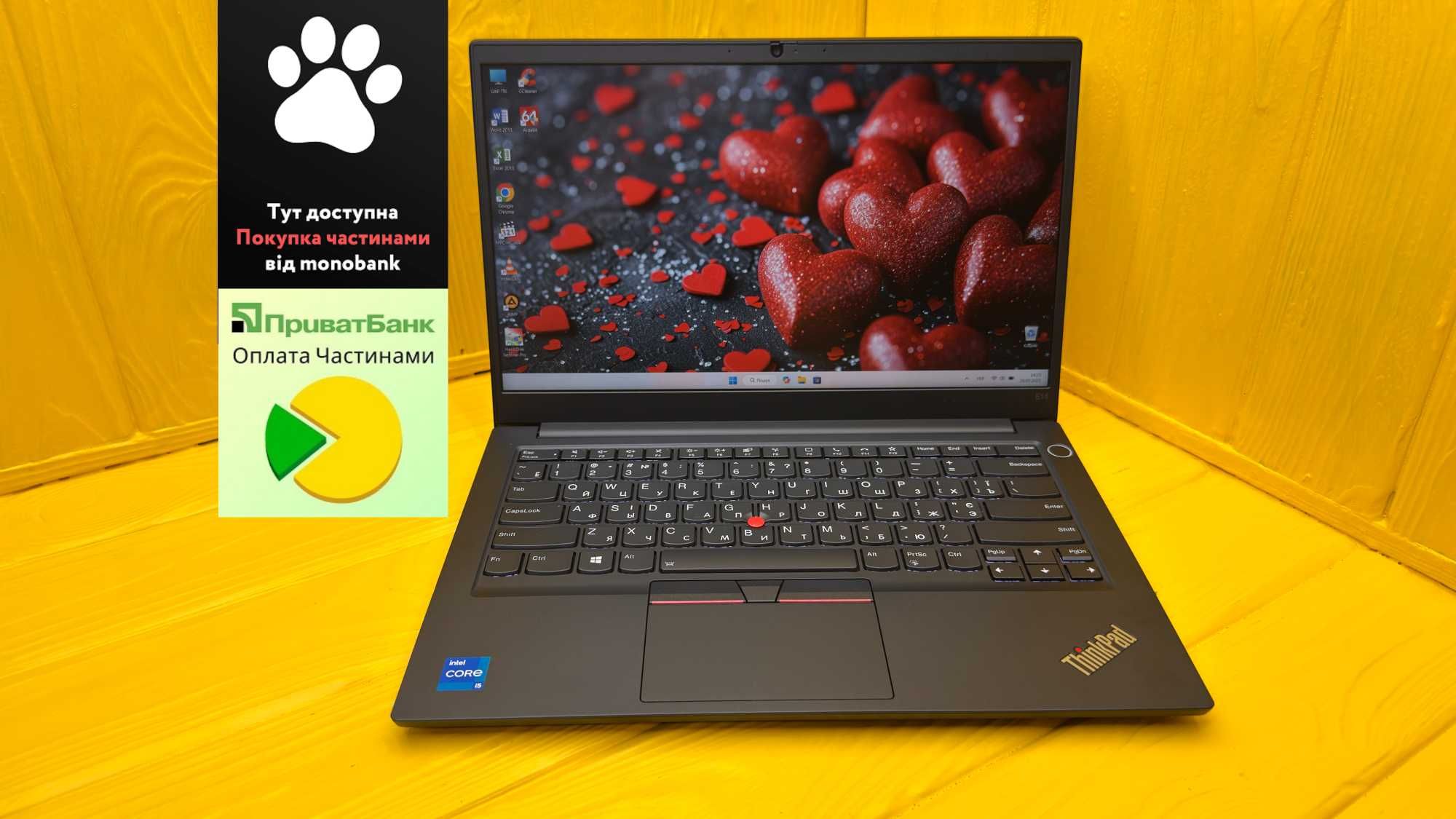 Ноутбук Для Рабты и Учебы Lenovo Thinkpad E14 Gen 2 /Intel Iris XE