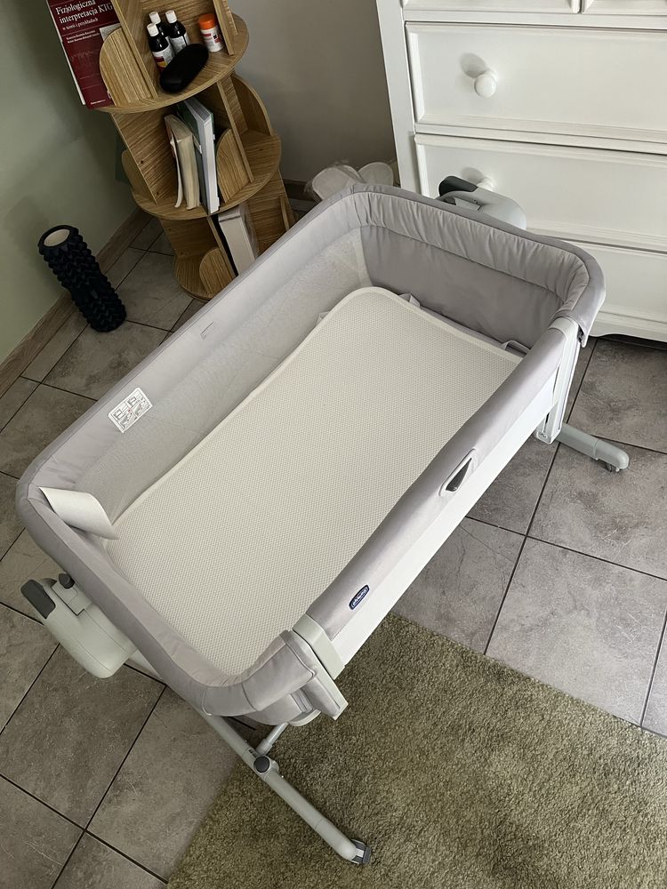 Łóżeczko Chicco Next2Me Magic Evo Grey Misty + akcesoria
