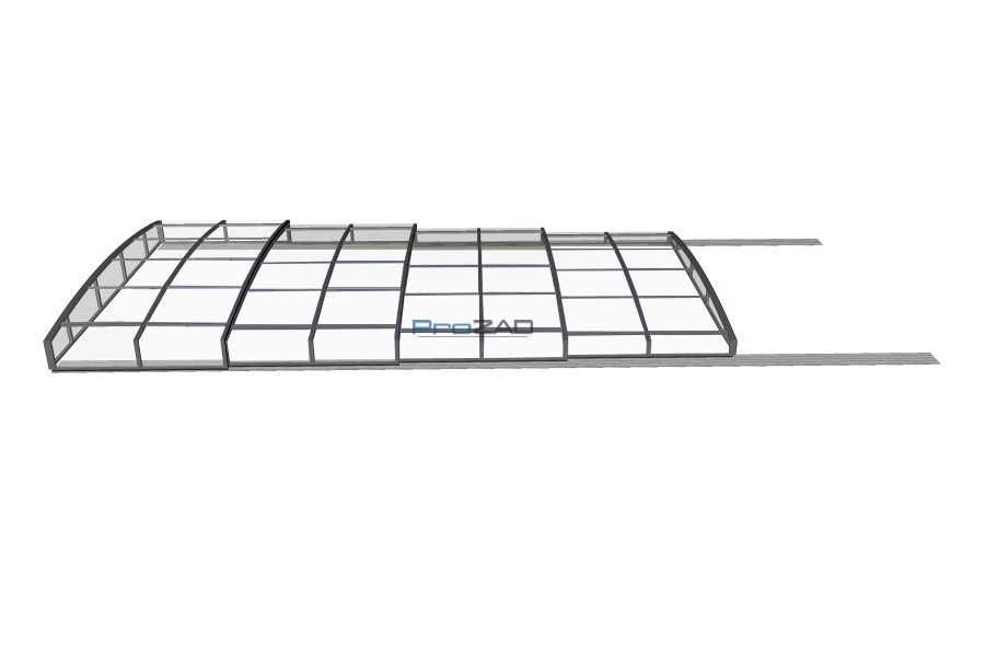 Zadaszenie basenowe 6,55 x 3,25m NOVA PrimeCover