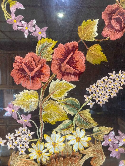 Картина вишита старовинна Ріг достатку