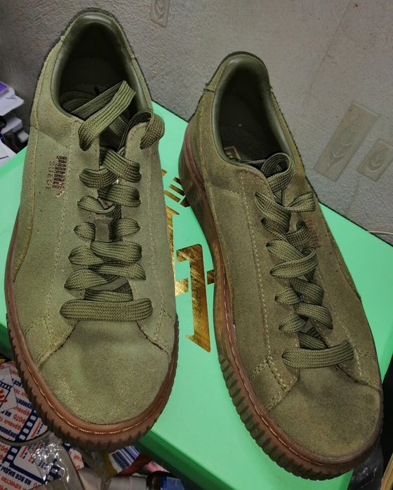 Puma, замшевые кеды.