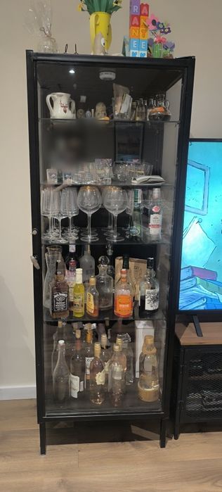 Szafka/Witryna lekarska Loft czarna