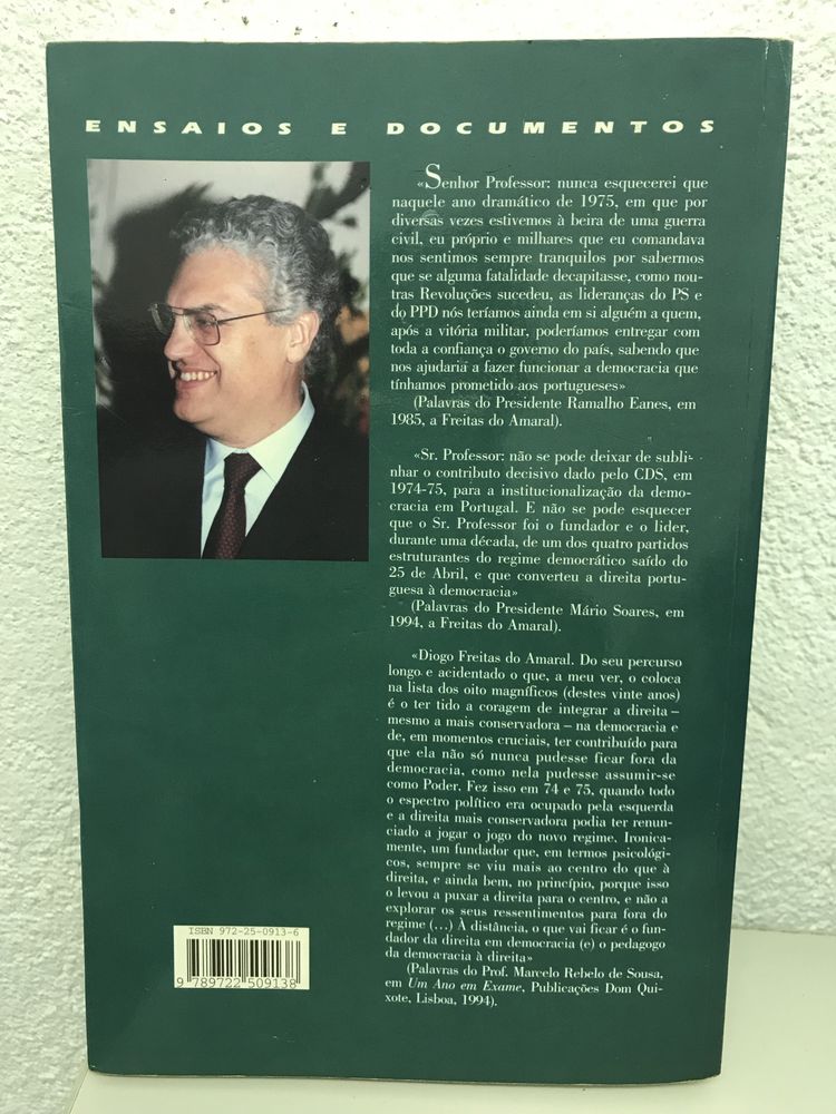 Diogo Freitas do Amaral O Antigo Regime e a Revolução Memórias Políticas