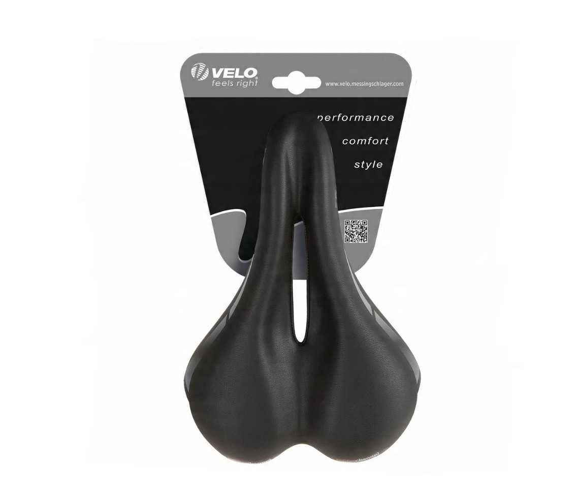 Velo Wide Channel 270x175mm siodełko rowerowe, męskie