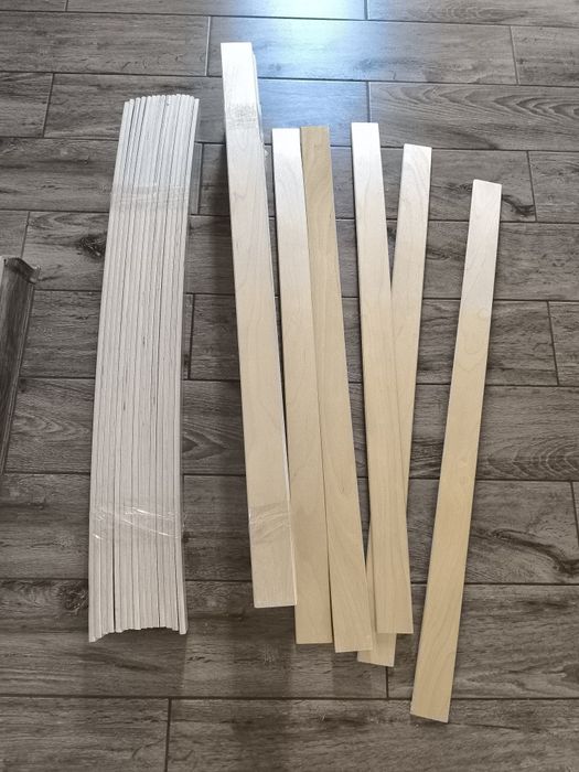Dni łóżka,deski stelarzowe pod materac- 90, 89x5,5 - 36 szt ,dwa kompl