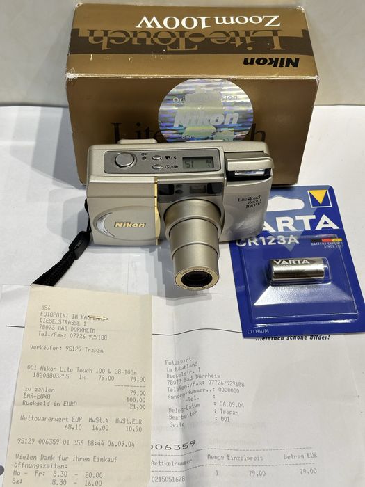 Olympus Mju Nikon Lite Touch Zoom 100W