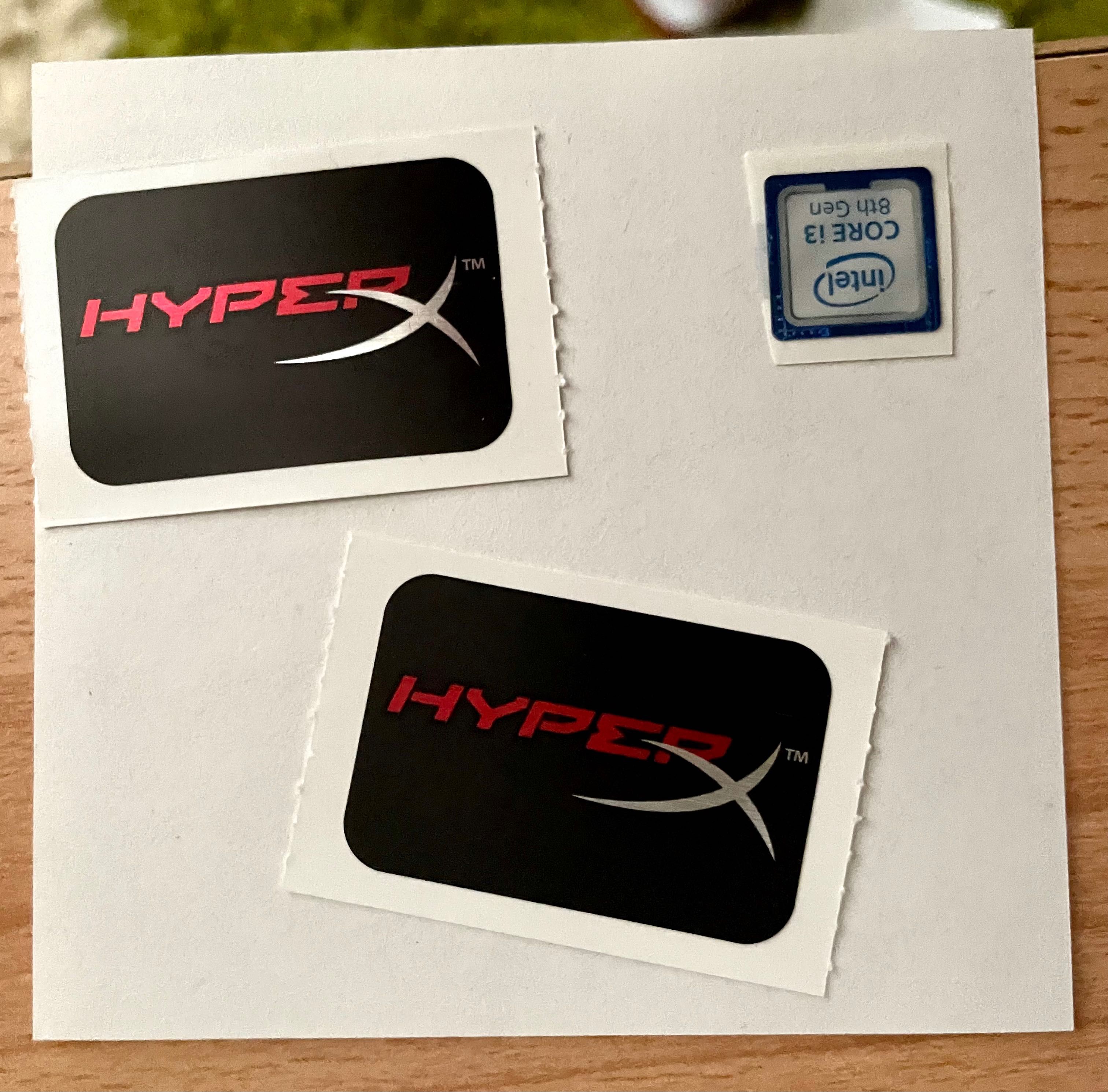 Наліпки наклейки на ноутбук Apple SportBank Razer HyperX