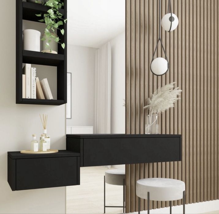 Szafka toaletka wisząca półka konsola