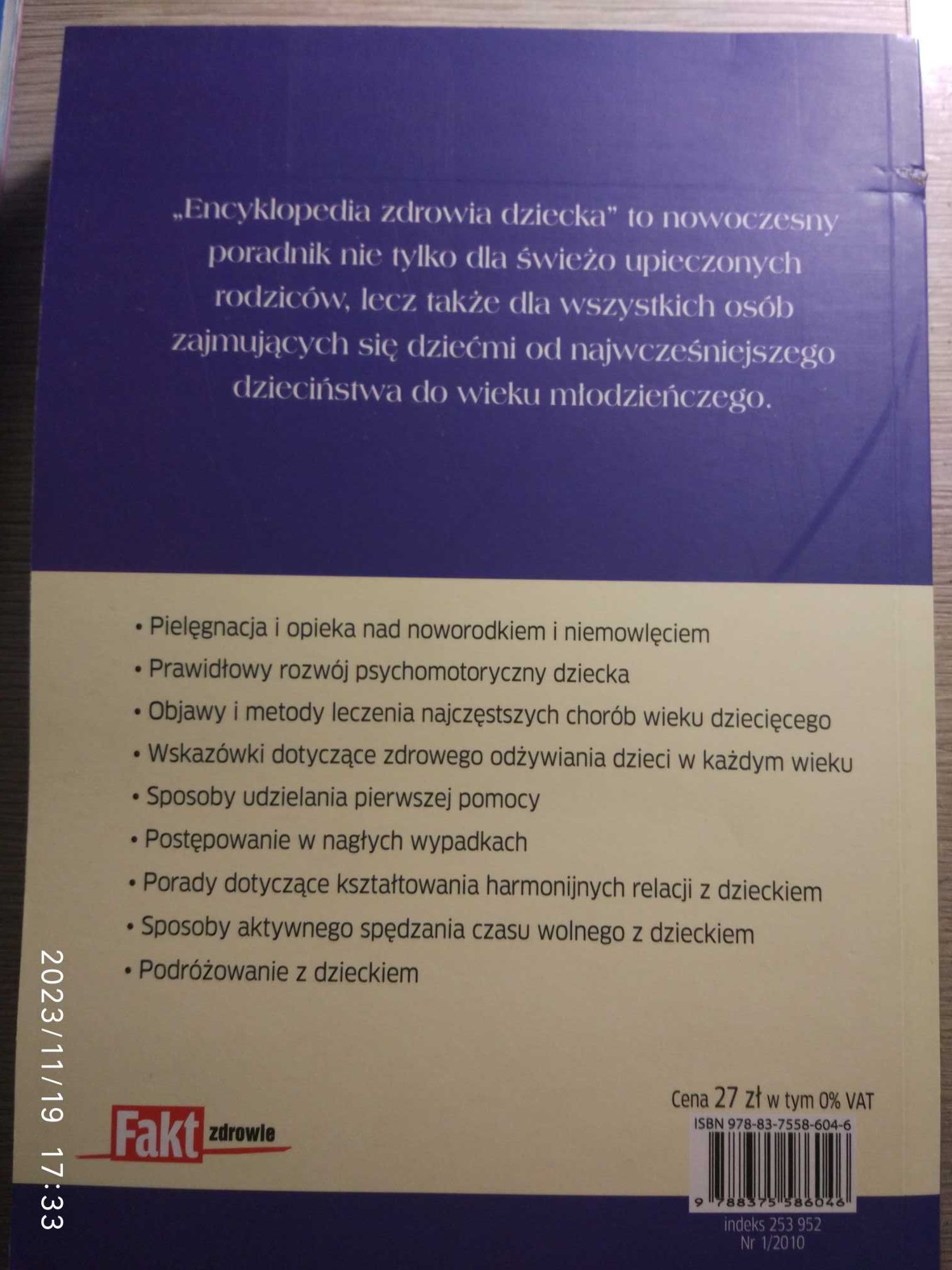 Zdrowie dziecka od narodzin do dojrzewania Encyklopedia