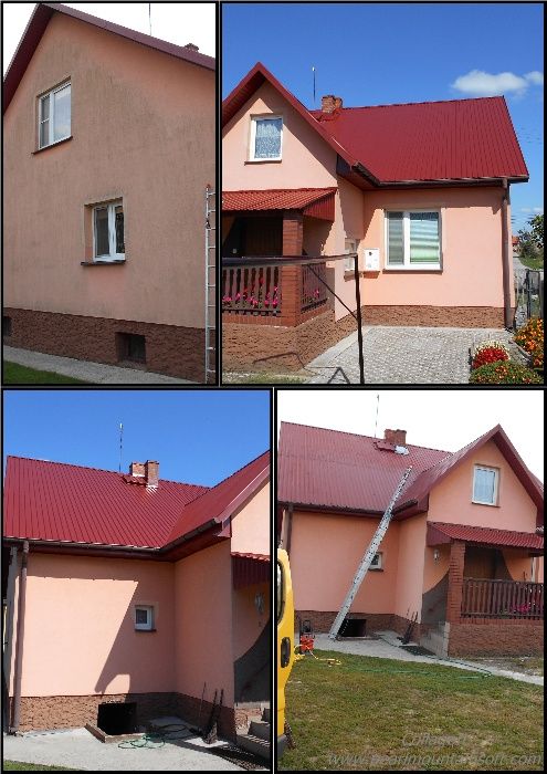 Malowanie dachu dachów elewacji krycie papą mycie czyszczenieGWARANCJA