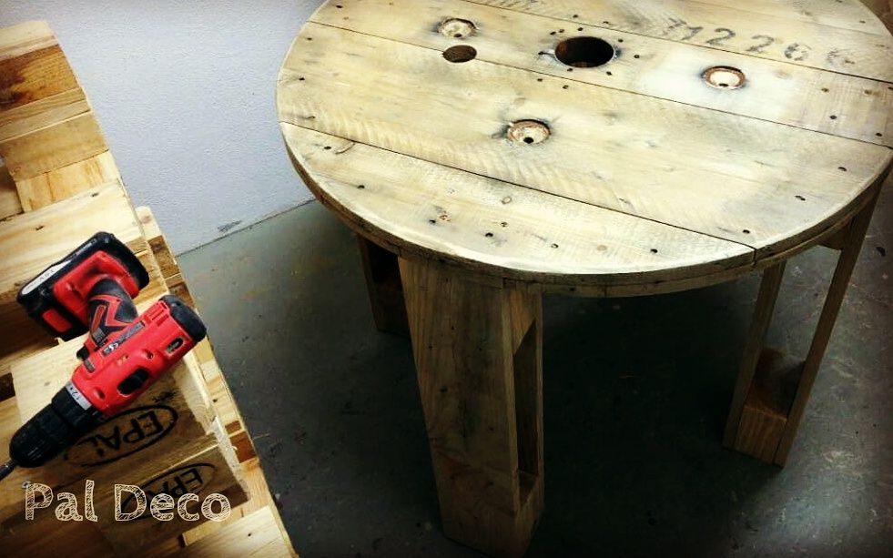 Mesa paldeco (bobina e palete)