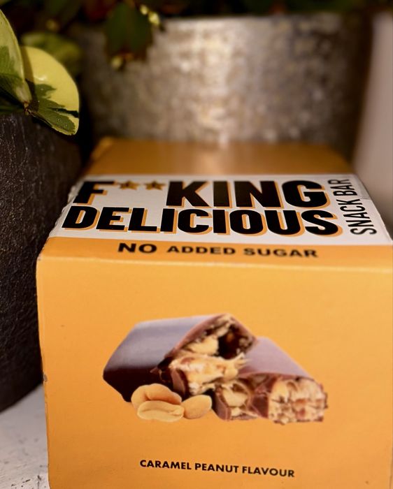 Batony / batoniki proteinowe 24 sztuki o smaku karmel&masło orzechowe