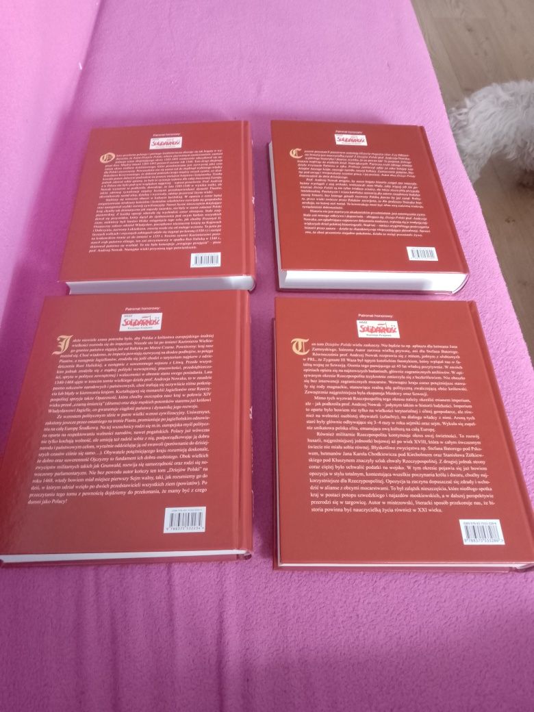 Andrzej Nowak ,,Dzieje Polski'' tom 1,2,3,5 razem 4 tomy