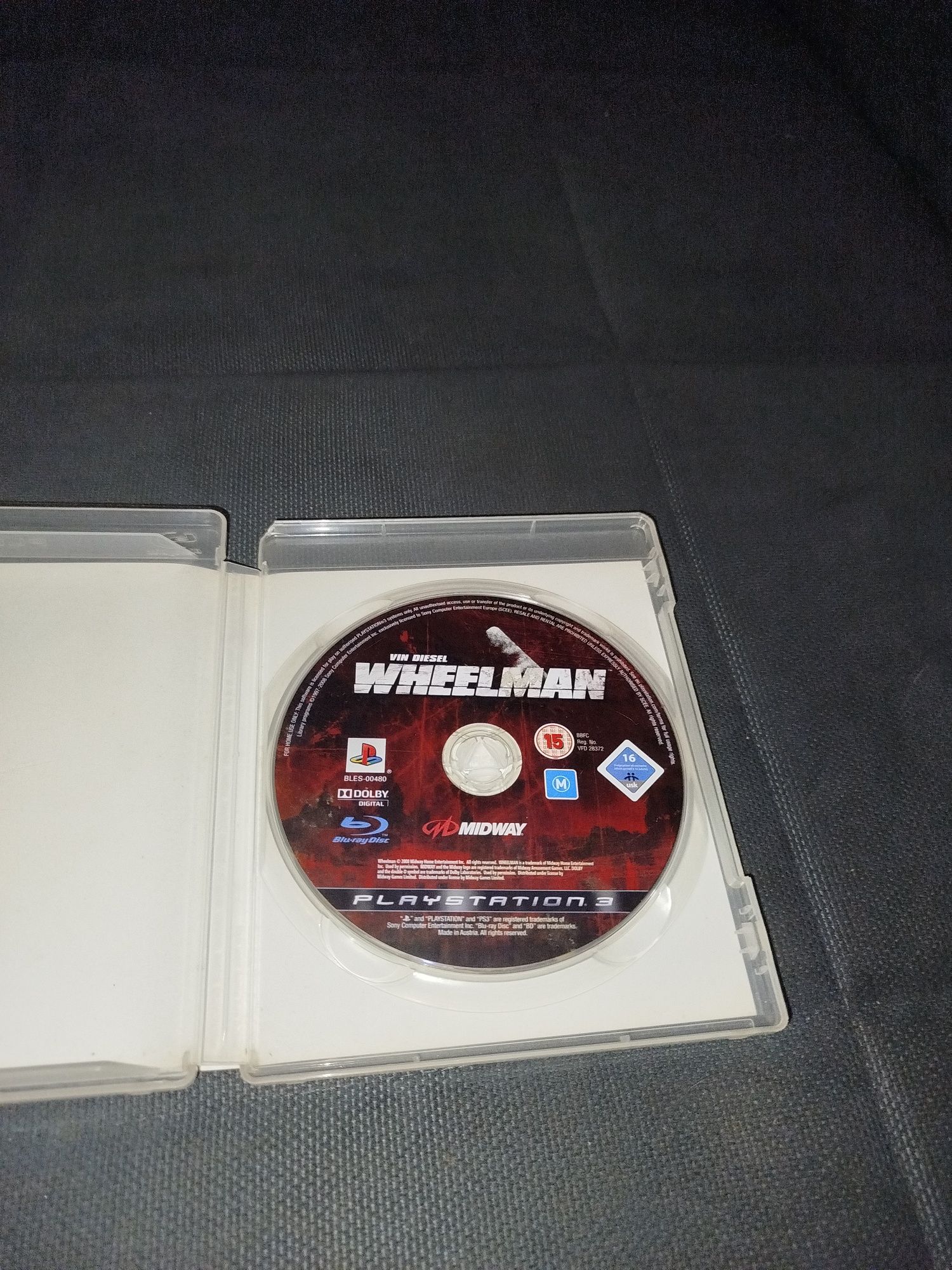 WHEELMAN em CD para PlayStation 3