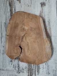 Dekoracyjny plaster z drewna teakowego, wym.26x23x2 cm