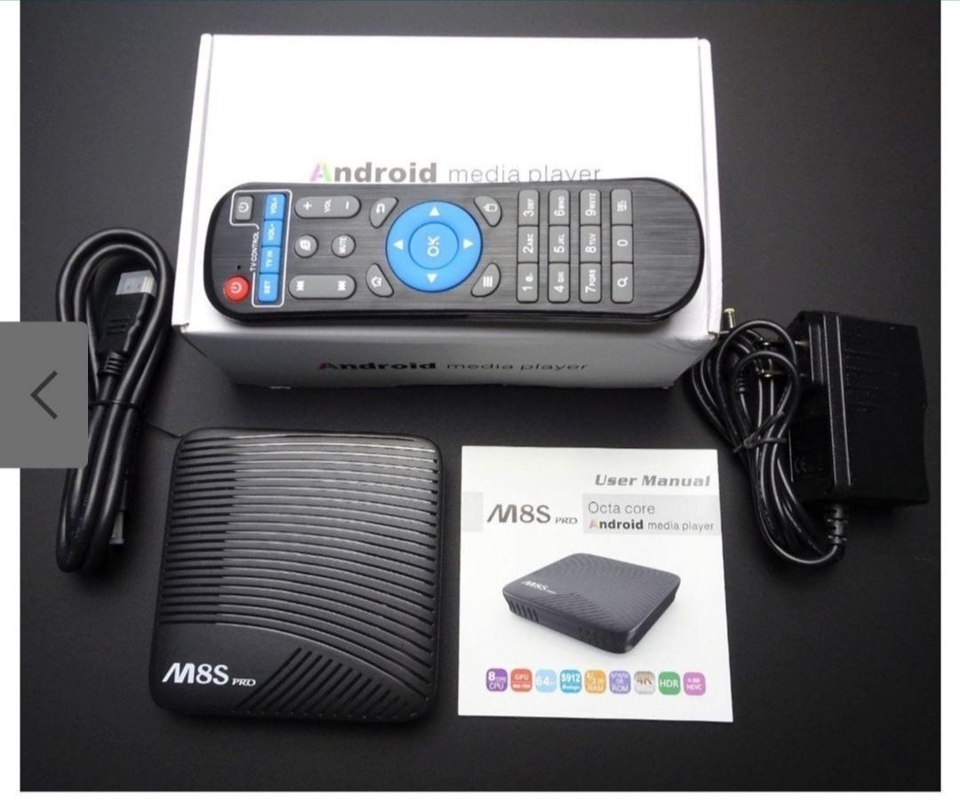 Smart TV Box приставка андроїд MECOOL M8S PRO