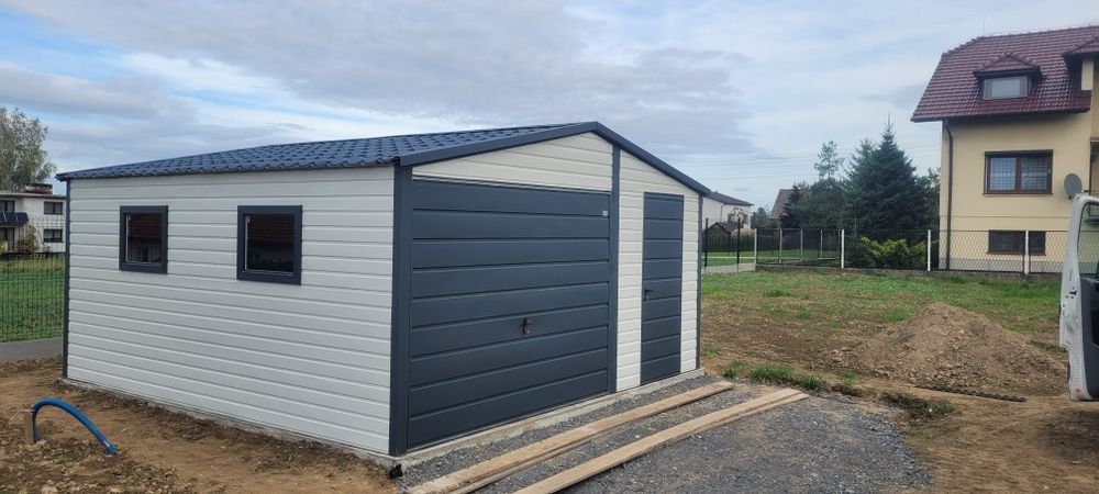 GARAŻE BLASZANE PREMIUM-drewnopodobne 6x5 4x6 7x6 9x6 3x5,każdy wymiar