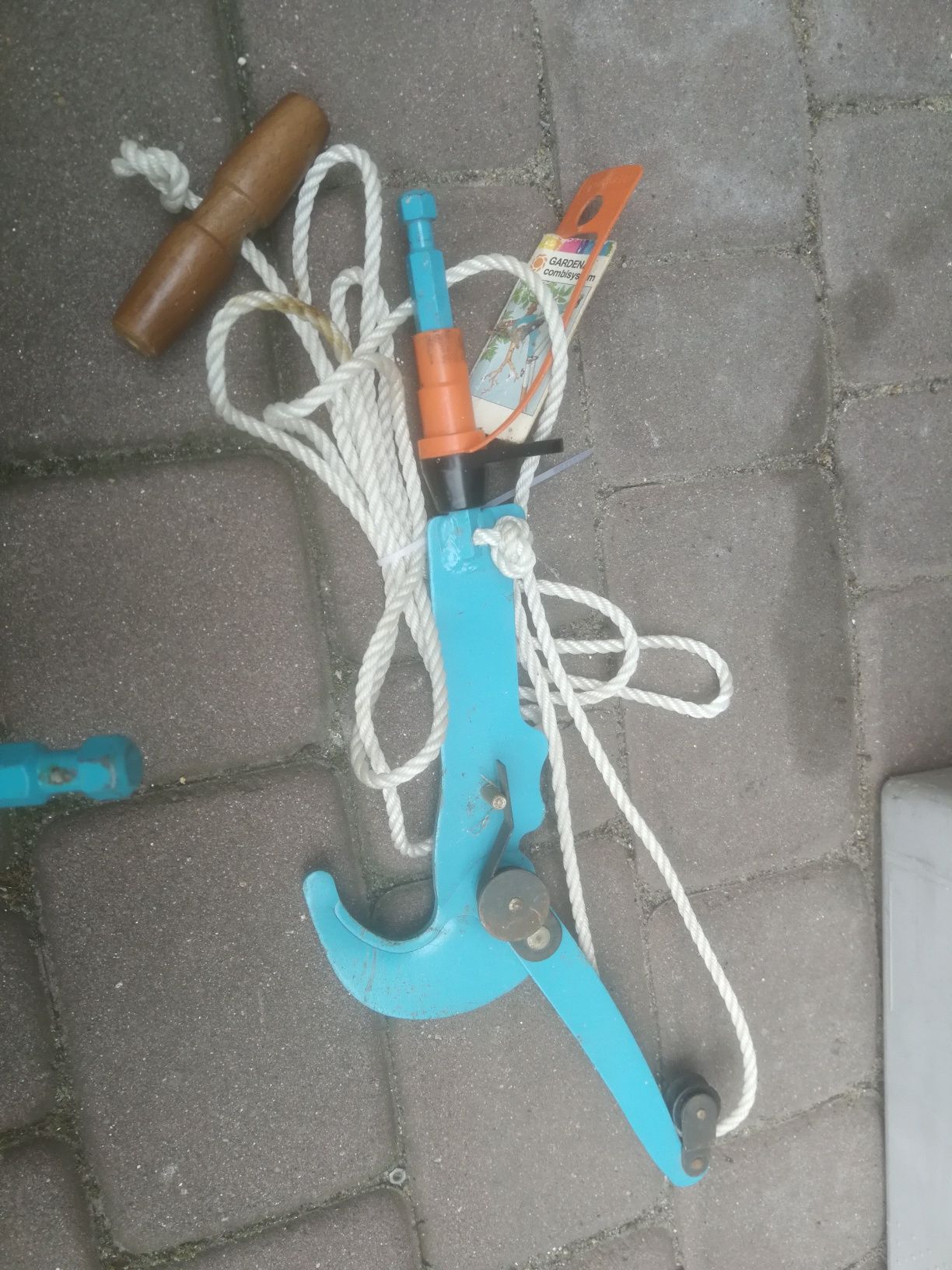 Wertykulator gardena reczny oraz sekator do galezi gardena