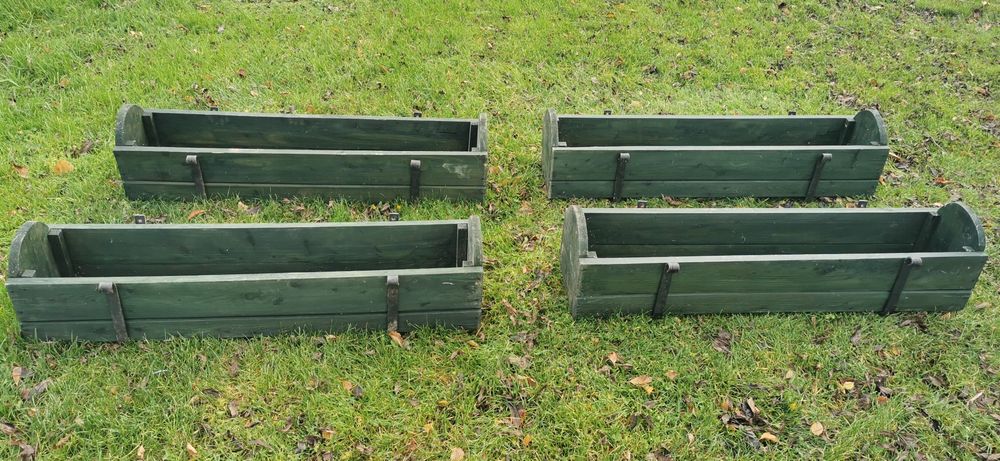 Donice drewniane koryta do kwiatów