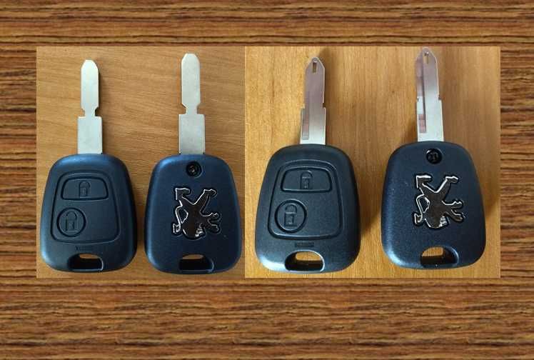 (№7) Корпус ключа брелка заготовка Peugeot Пежо Citroen Сітроен