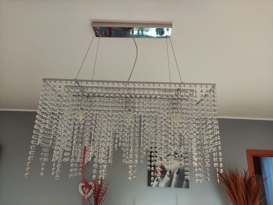Żyrandol lampa kryształowa Glamour