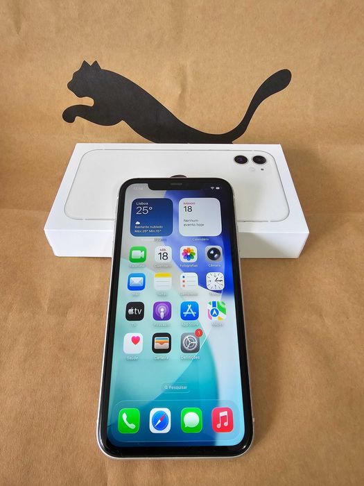 Iphone 11 128Gb. 74% Bateria.  Excelente. Lei descrição