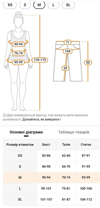 Жіночі елегантні шорти М