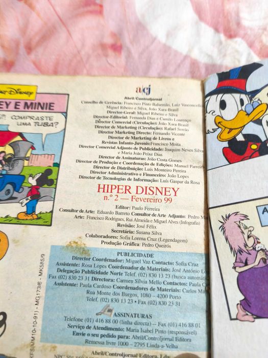 Hiper Disney 
nr 2
 ano 11 
de 1999