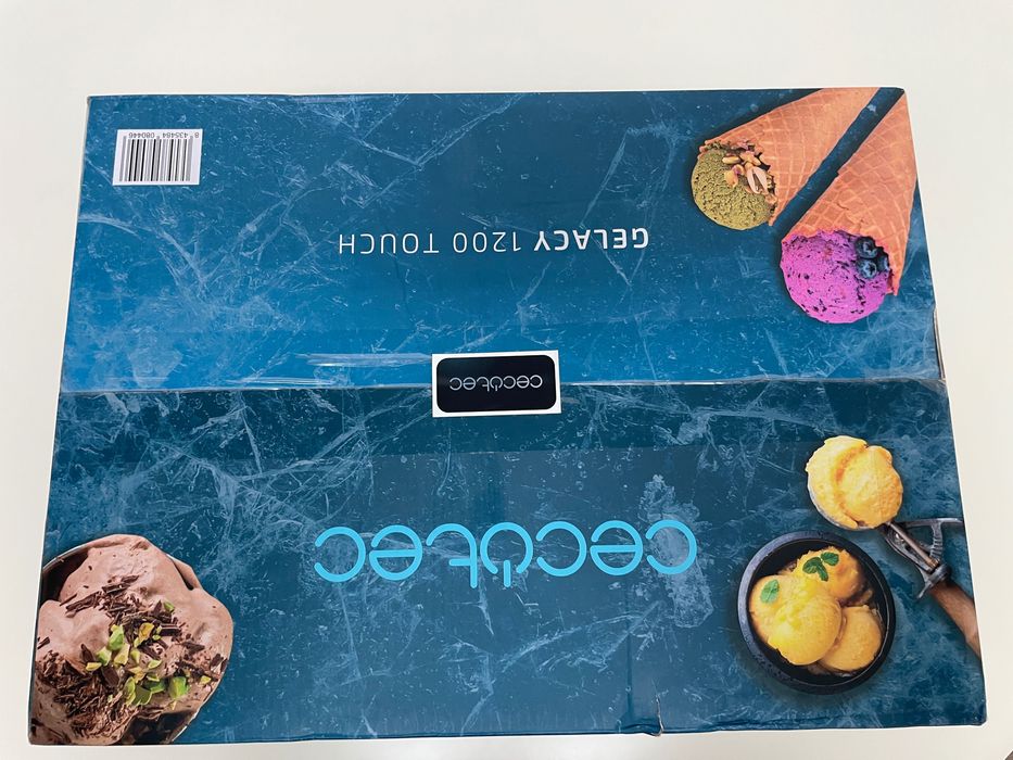 Máquina de Gelados Cecotec Gelacy 1200 Touch – NOVA selada na caixa
