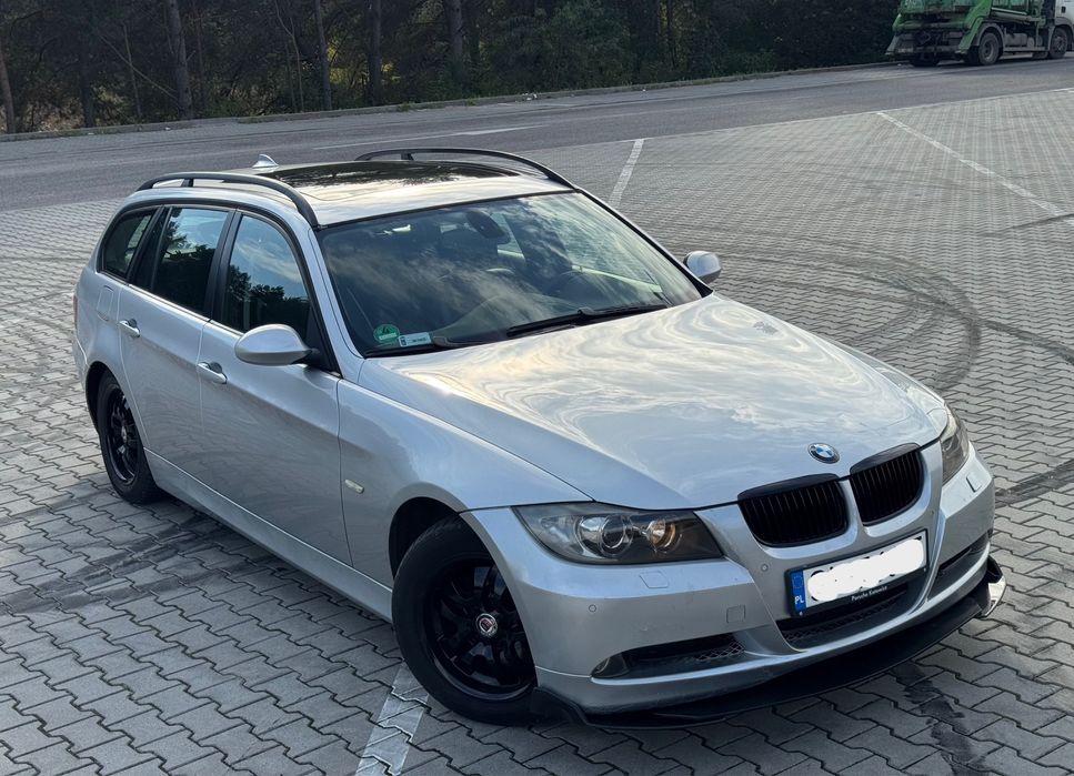 BMW e91 2.0 diesel M47,czujniki,panorama,nawigacja,HAK,skóry,320d