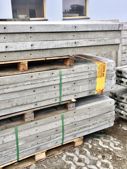 Słupek betonowy do siatki, słupek ogrodzeniowy betonowy, słupek beton