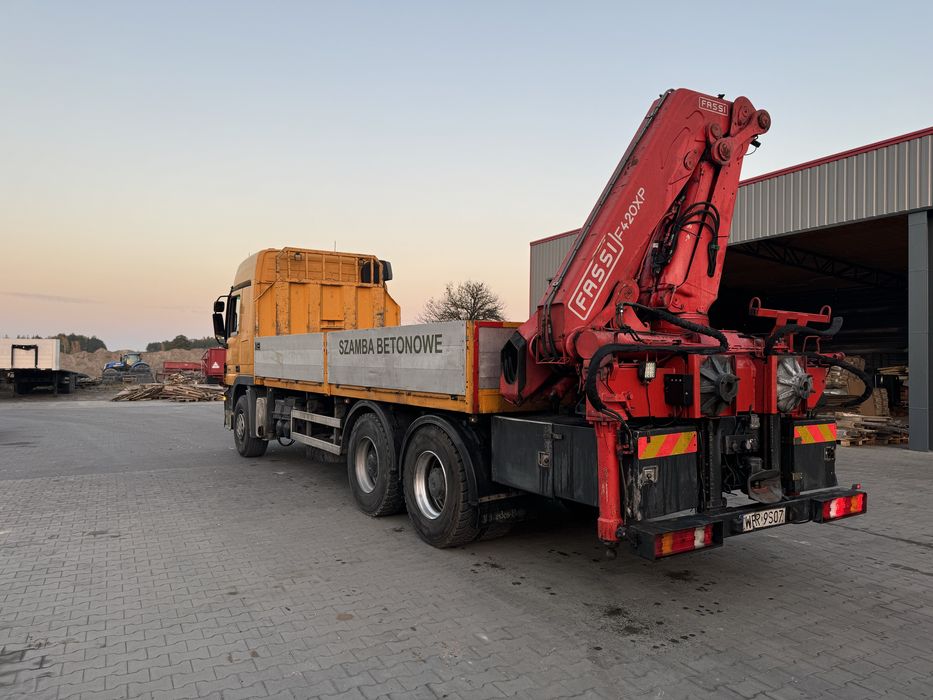 Mercedes actros v8  HDS fassi 422