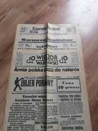 Stare gazety wrzesień 1939r