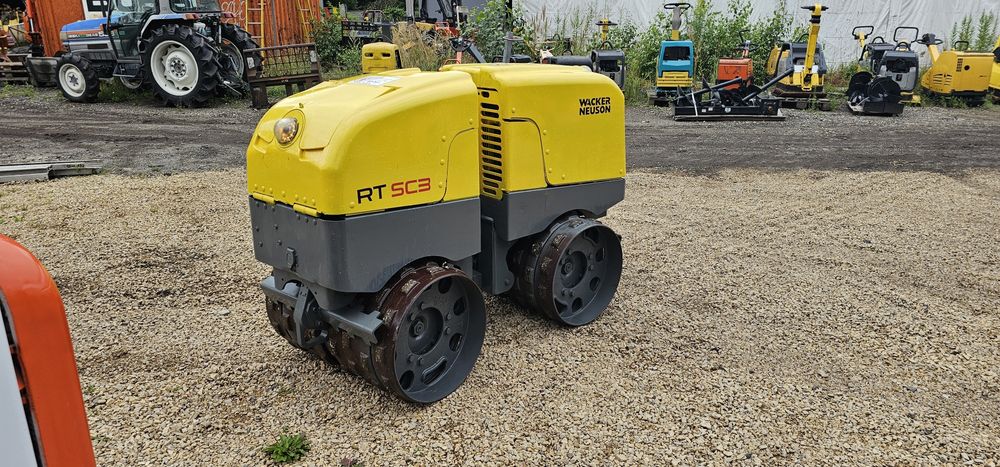Walec okołkowany Wacker Neuson RT SC3 Walec bomag ammann