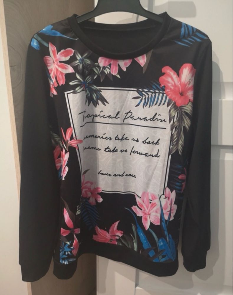 Fajna bluza napisy print rozmiar s