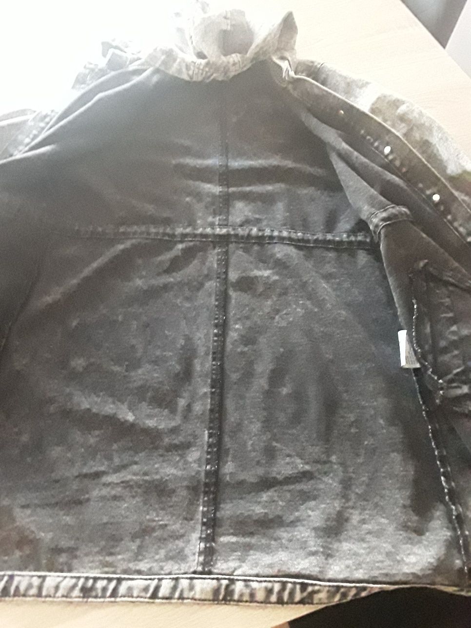 Parka jeansowa .