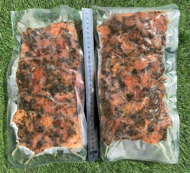 Лосось шматками (сьомга) в маринаді Norsk, 1кг