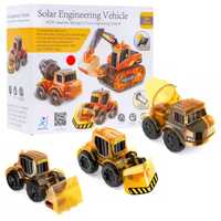 Edukacyjny zestaw solarnych pojazdów budowlanych 3w1  3+