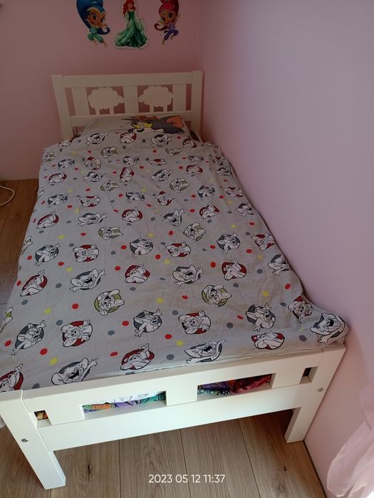 Łóżko dziecięce + materac IKEA Kritter