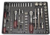 Carro Carrinho Banca de ferram. KROFTOOLS 160 peças 7 gavetas. AP28
