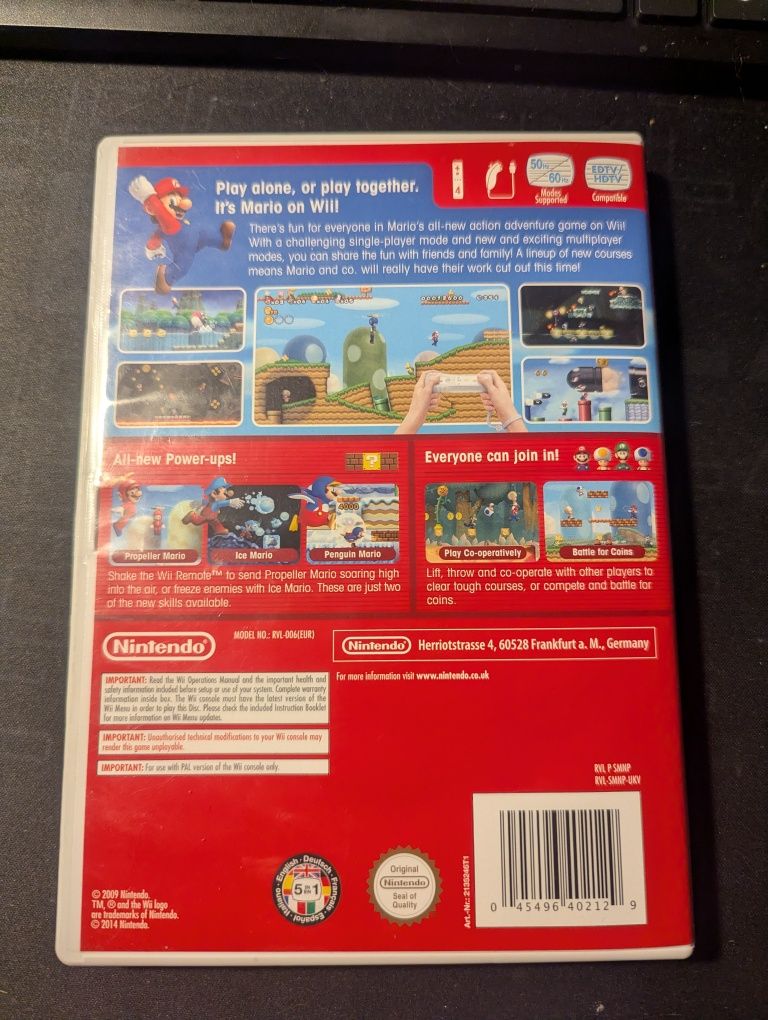 New Super Mario Bros. Wii Nintendo