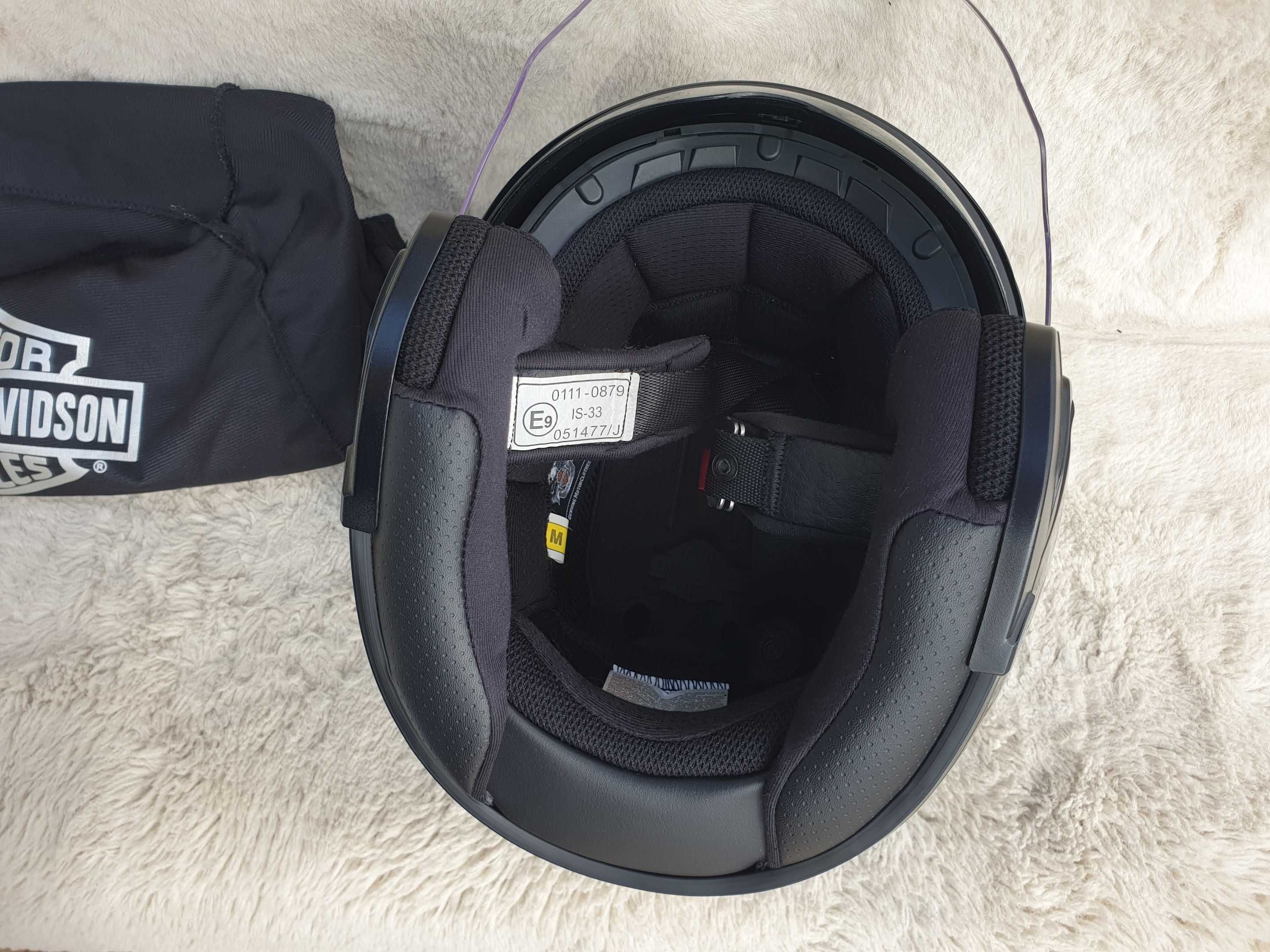 Harley Davidson HD04 rom M kask motocyklowy z blendą .