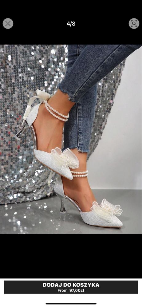 Buty ślubne r 38