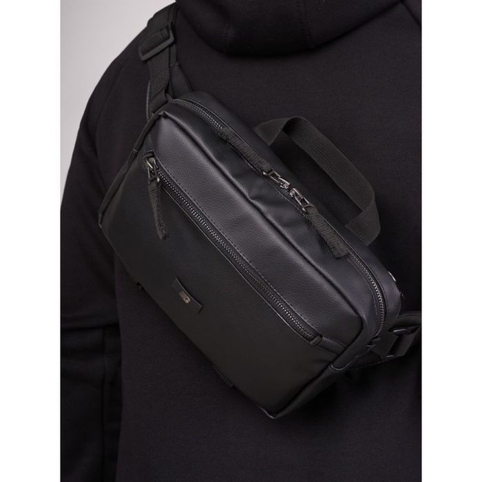Сумка бананка GARD VELCRO BAG I black-leather 4/19