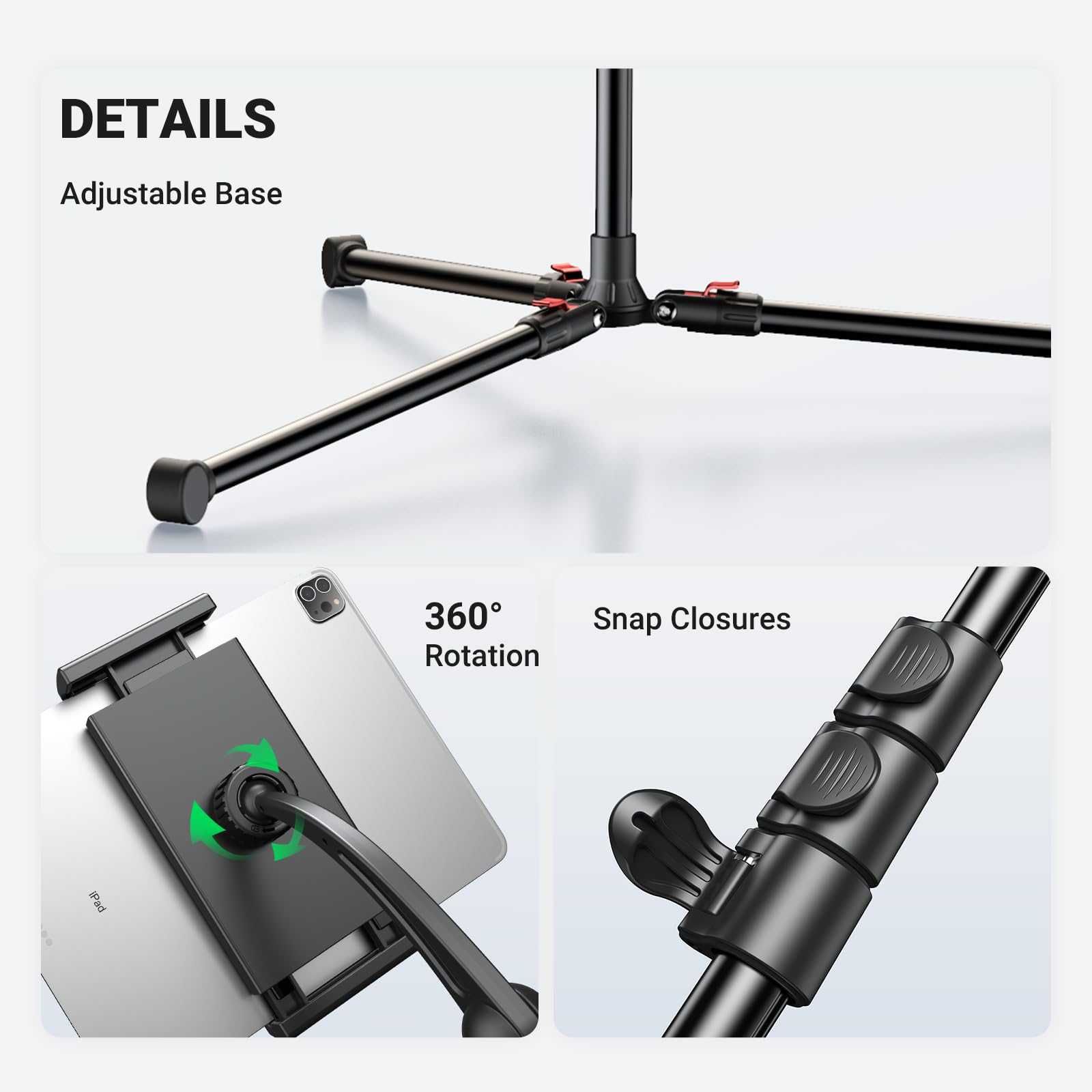 Штатив тринога для планшета та телефона 2в1 UGREEN tripod тренога