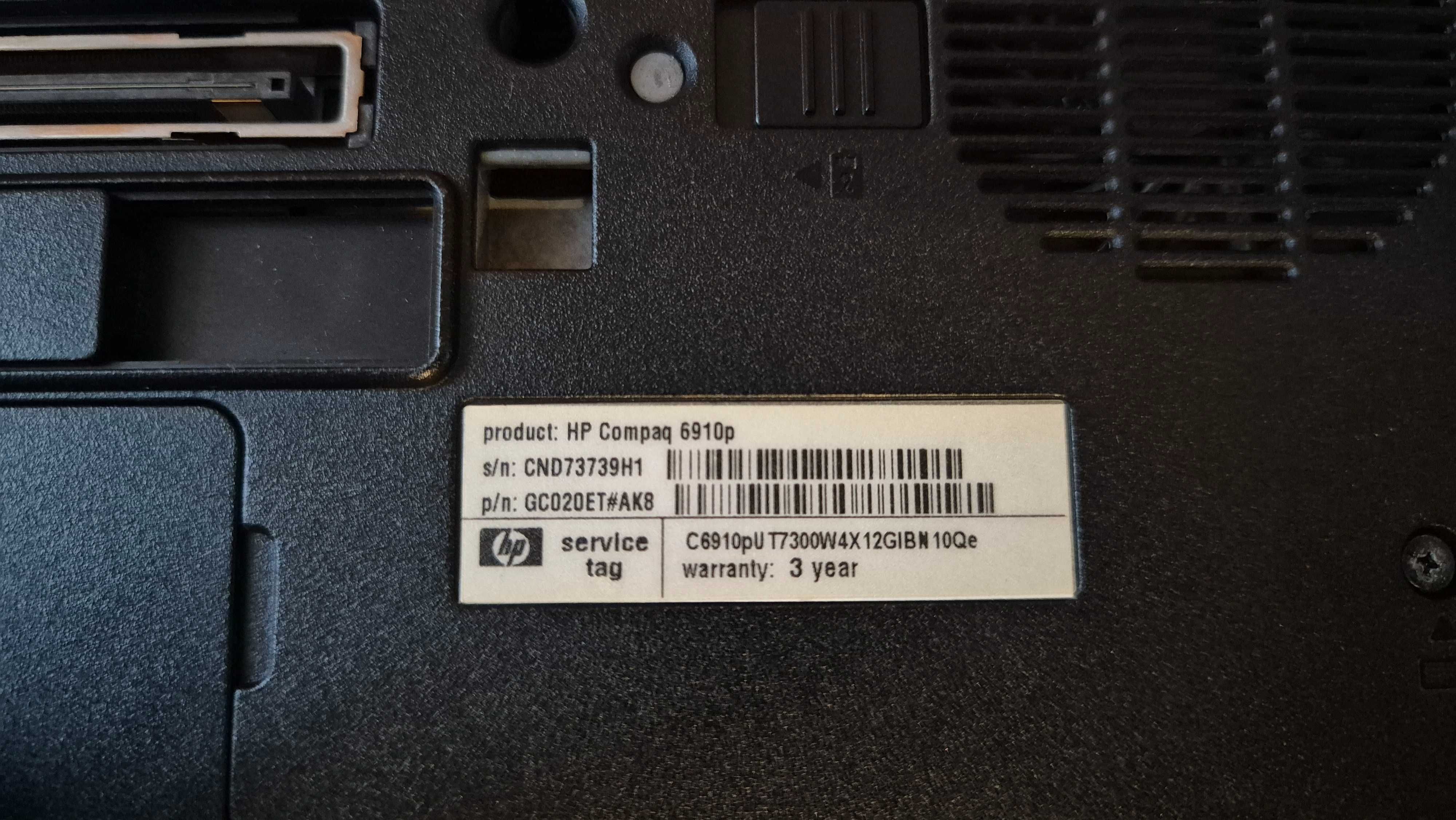 Laptop HP Compaq 6910p