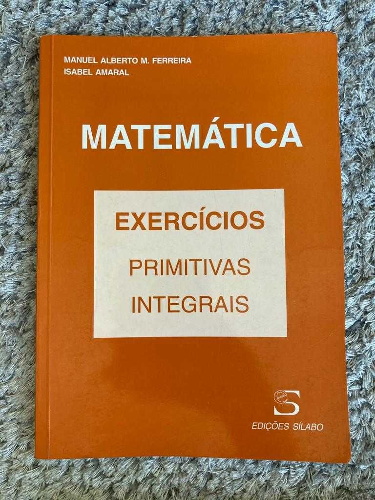 Livro Matemática: Exercícios Primitivas Integrais