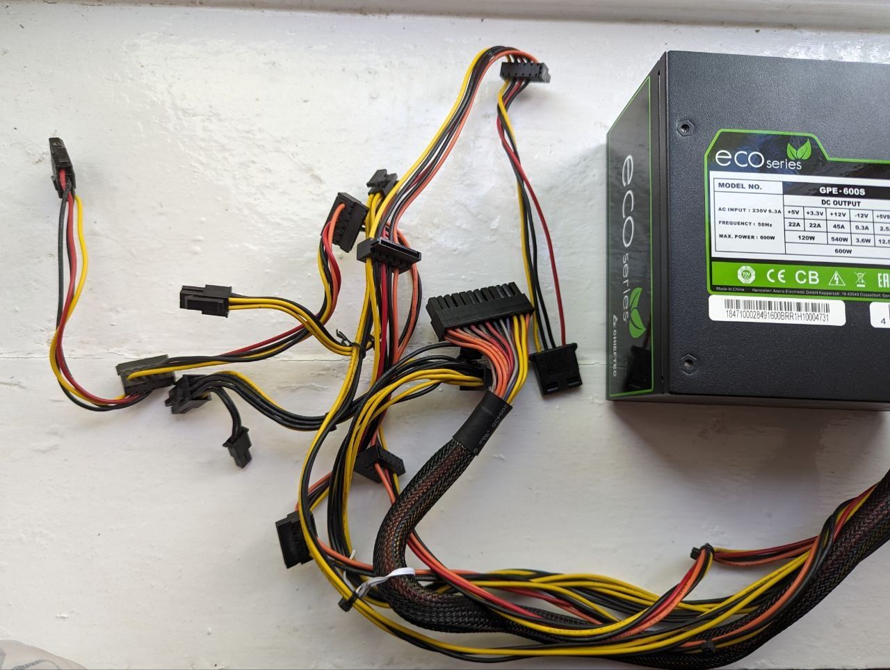 Блок живлення Chieftec Eco GPE-600S 600W